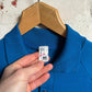 1960s Blue Mod British Polo Shirt