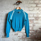 1950s Blue British Wool Knitted Jumper