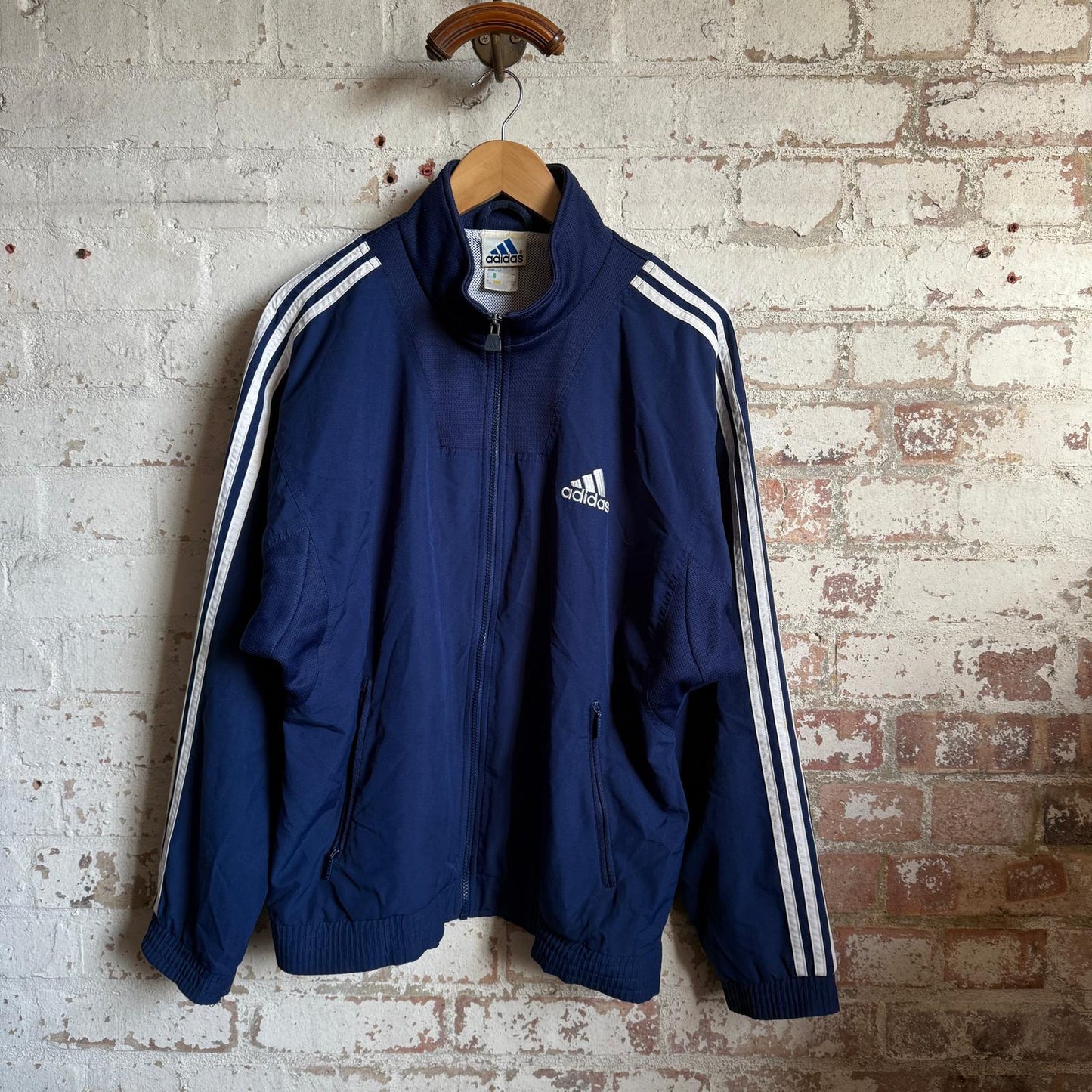 1990s Navy Adidas Track Top Jacket