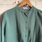 1960s Green Knitted Cardigan Jumper