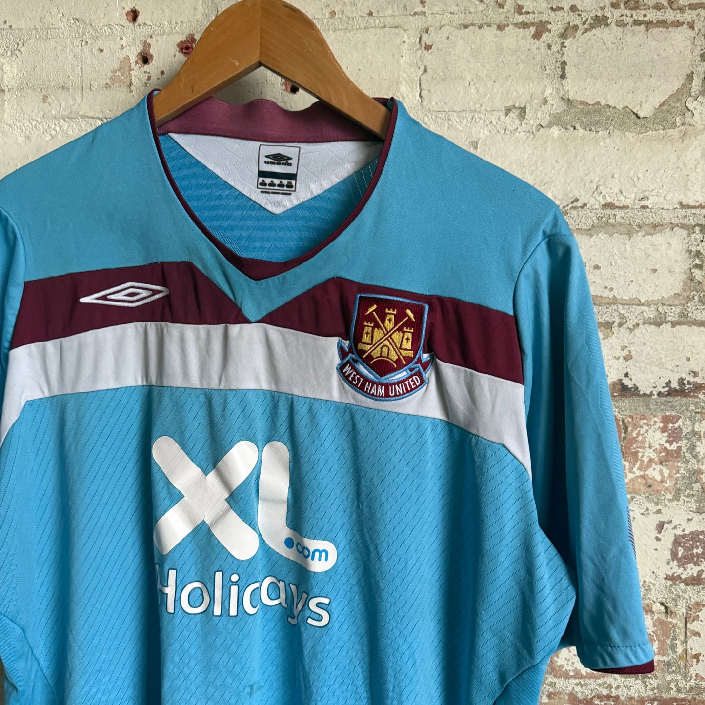 2007-2008 Umbro West Ham United Football Shirt