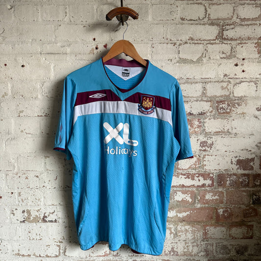 2007-2008 Umbro West Ham United Football Shirt