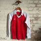 1980s White and Red Puma Football Shirt