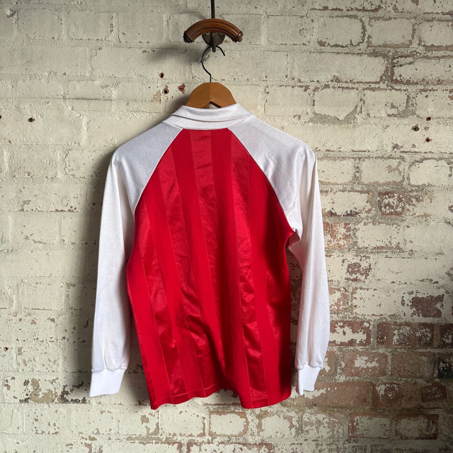 1980s White and Red Puma Football Shirt