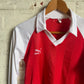 1980s White and Red Puma Football Shirt