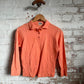 1960s Peach British Polo Shirt Top