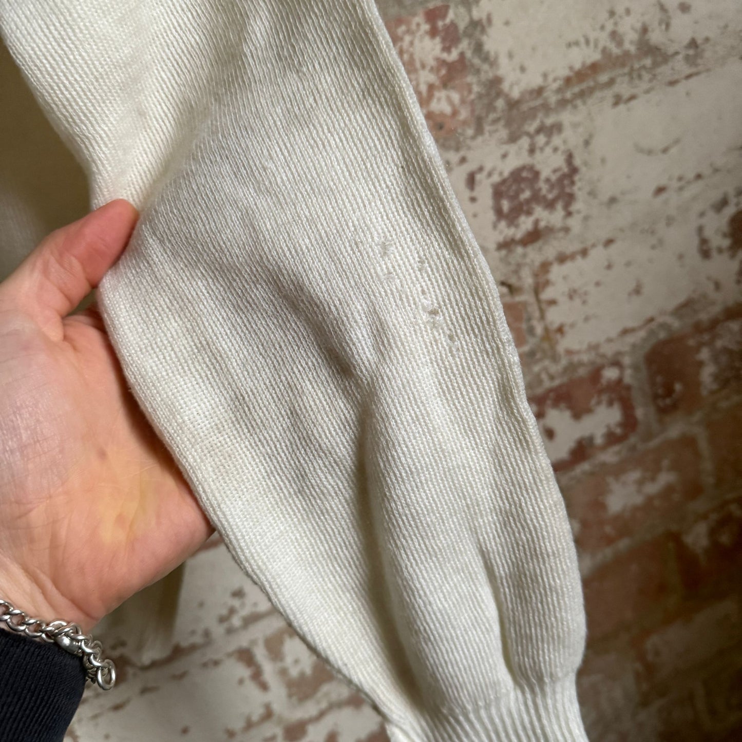 1940s Dead Stock Knitted British Patterned Jumper