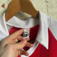 1980s White and Red Puma Football Shirt