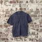 1950s Dark grey Wool Knitted Blouse Shirt Top
