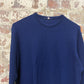 1970s Navy Knitted Long Sleeve Jumper