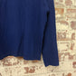 1970s Navy Knitted Long Sleeve Jumper