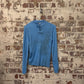 1970s Baby Blue Knitted Top