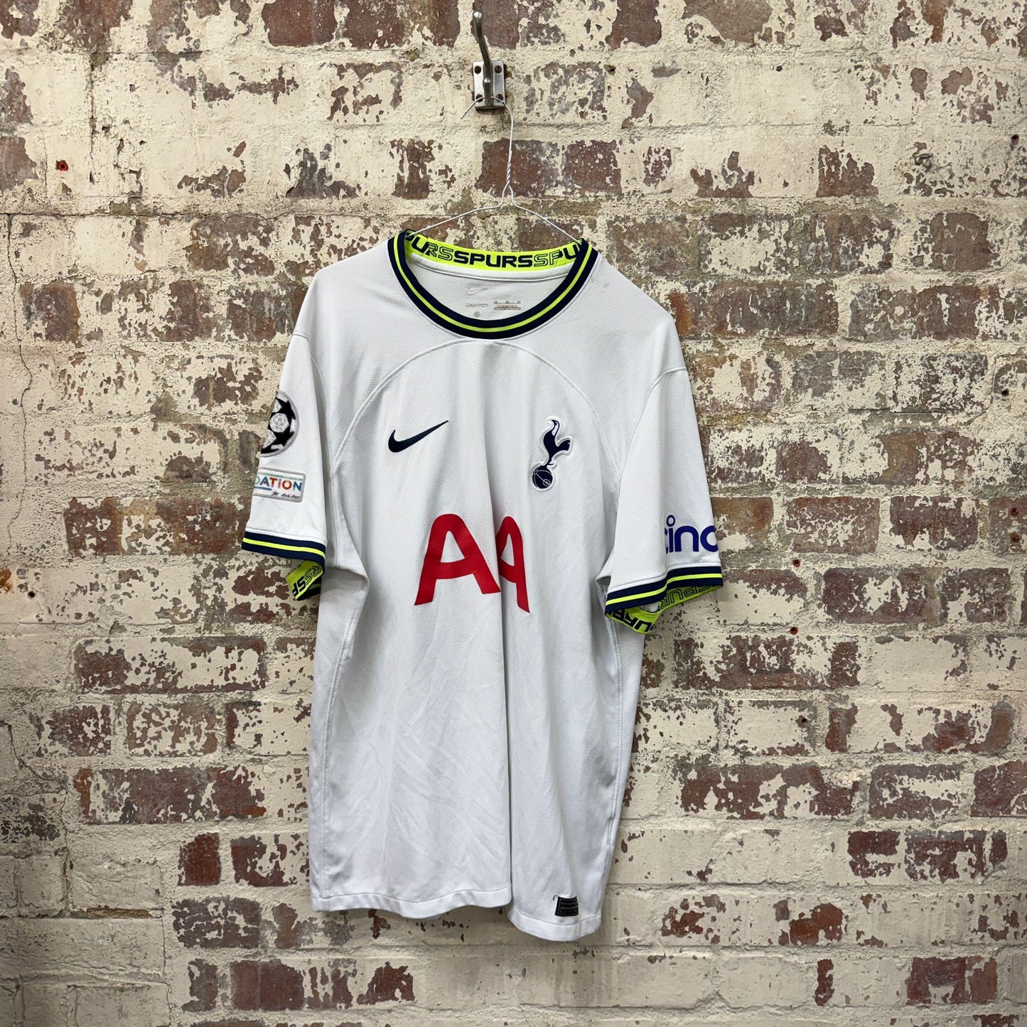 White Nike Tottenham Hotspurs Home Football Kit Shirt