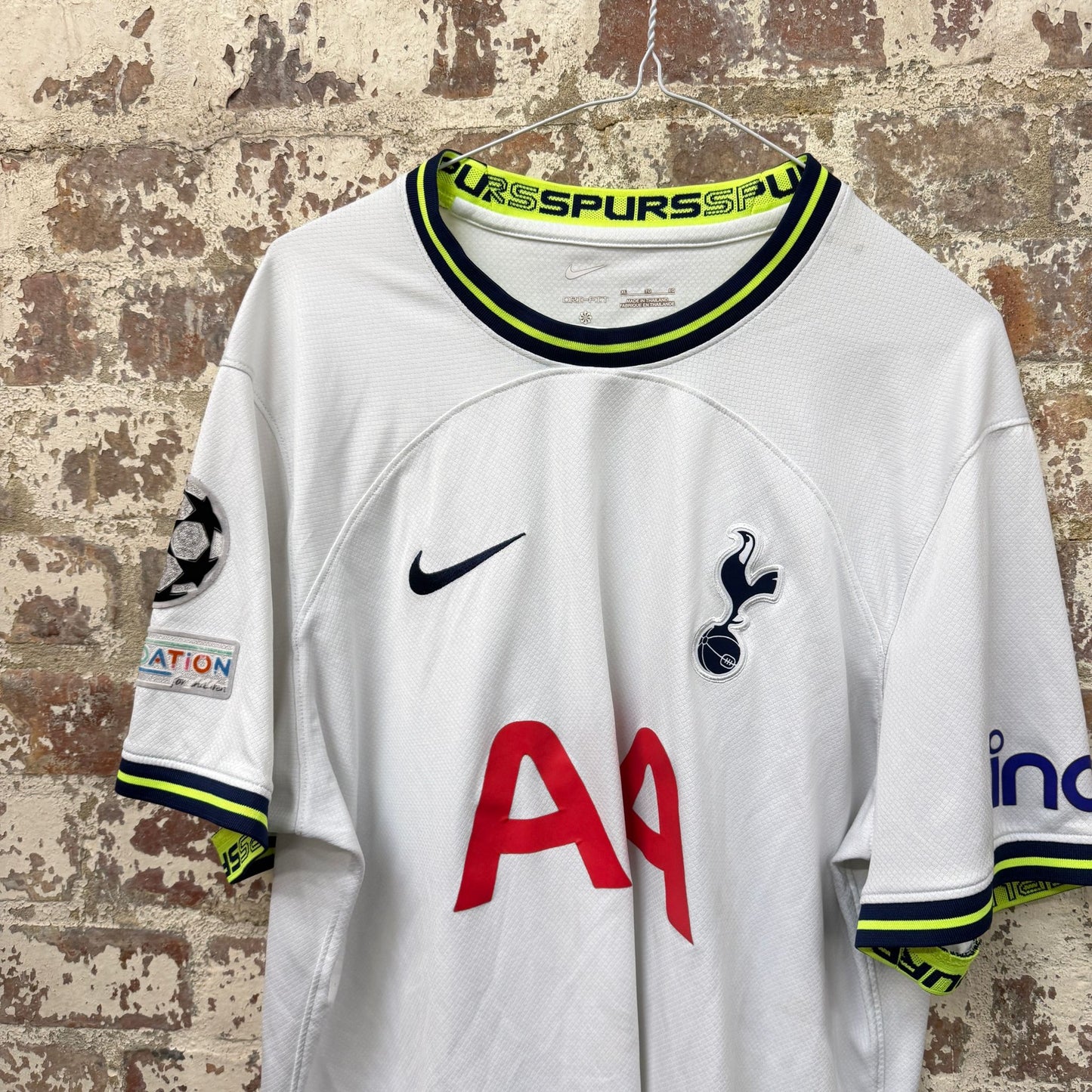 White Nike Tottenham Hotspurs Home Football Kit Shirt