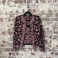 1990s Caroline Charles Floral Lace Two Piece Jacket and Blouse