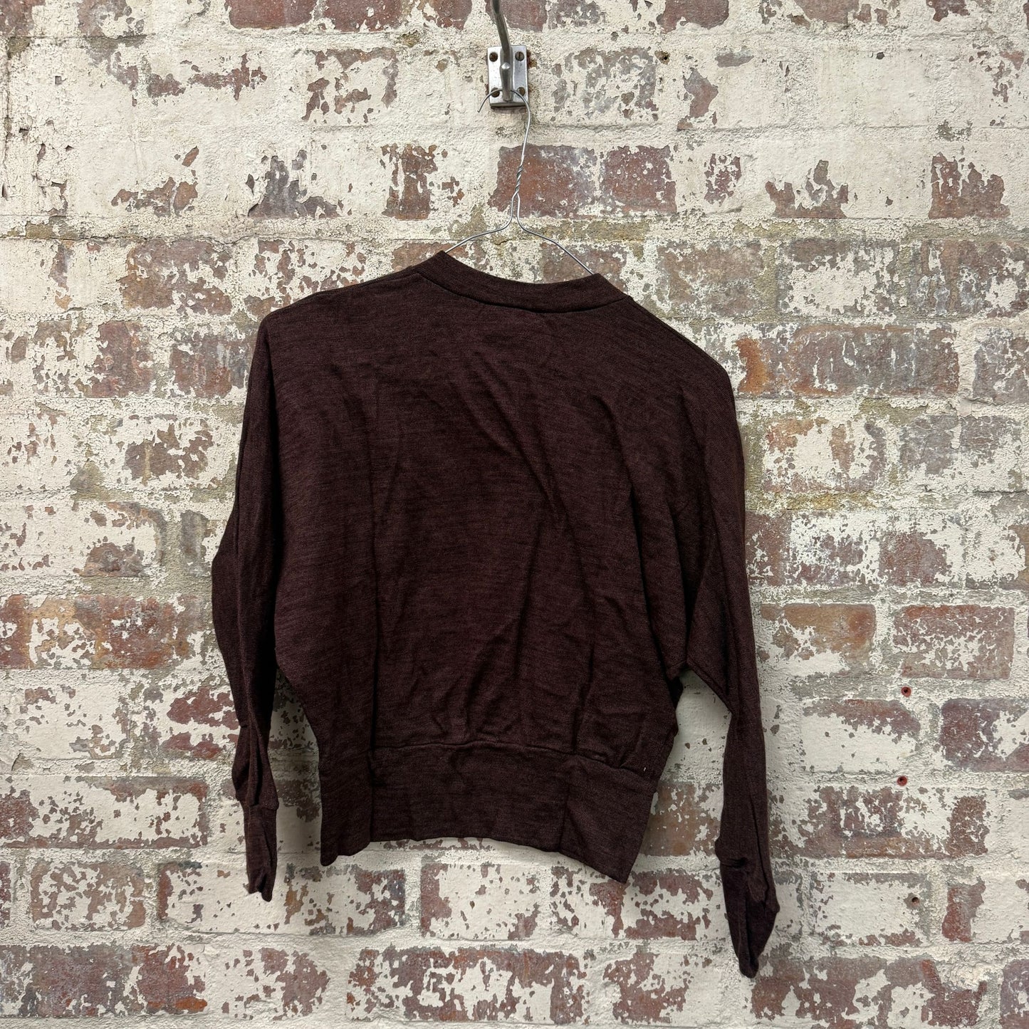 1960s Brown British Knitted Jumper