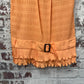 1970s Orange Jantzen Flapper Vest Strap Top