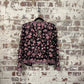 1990s Caroline Charles Floral Lace Two Piece Jacket and Blouse