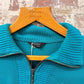 1990s Turquoise St Michaels 1/4 Zip Sweatshirt