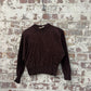 1960s Brown British Knitted Jumper