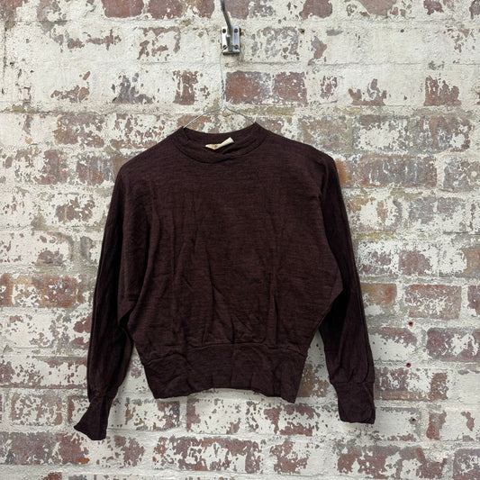 1960s Brown British Knitted Jumper