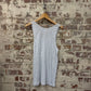 1960s White British Stripe Vest Top