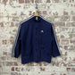 1990s Navy Adidas Zip Up Fleece Jumper