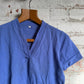 1950s Purple Wool V-Neck Knitted Top Blouse