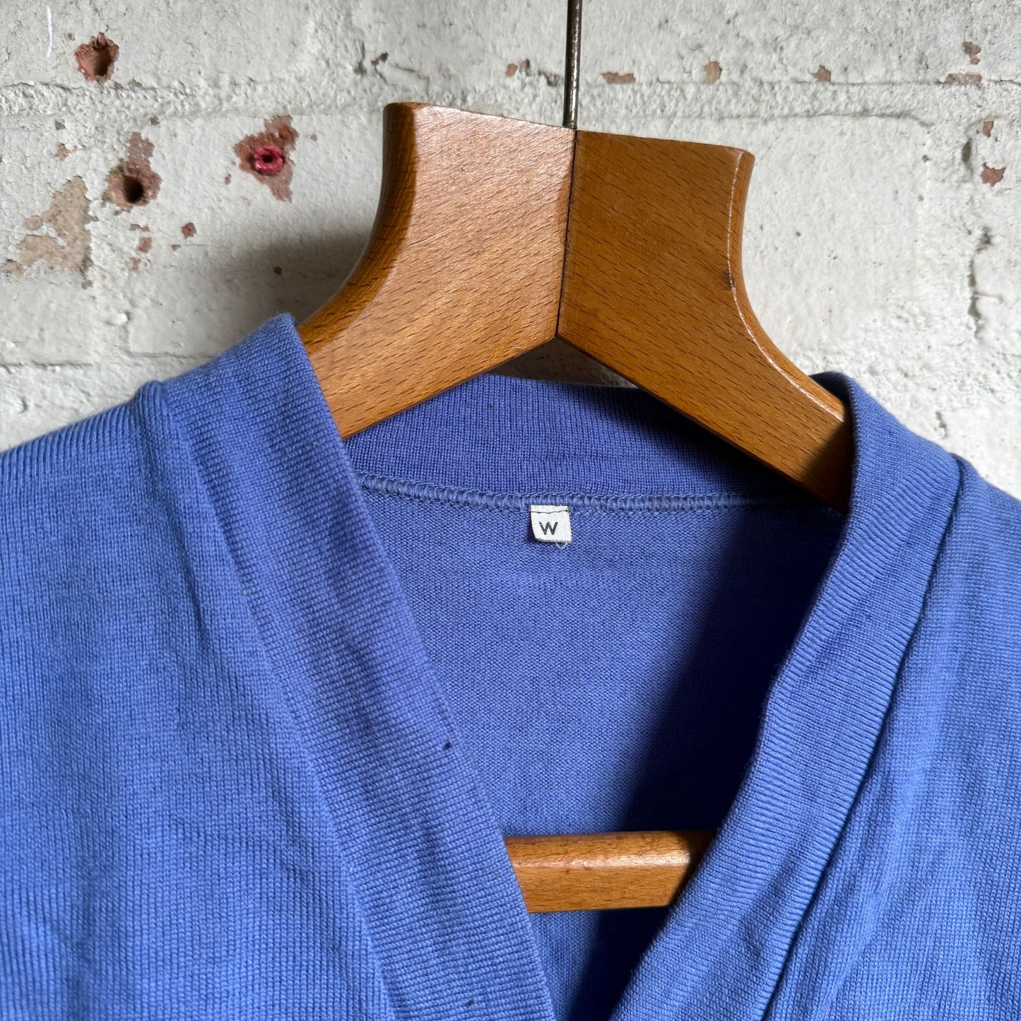 1950s Purple Wool V-Neck Knitted Top Blouse