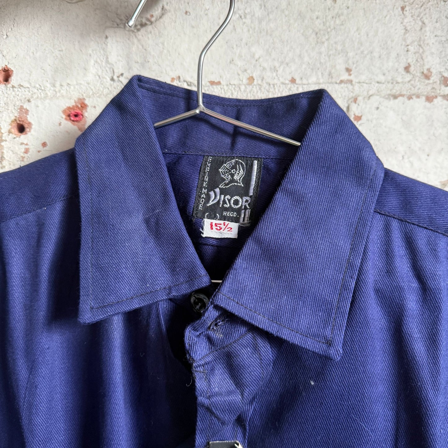 1950s Navy British Dead Stock Work Shirt