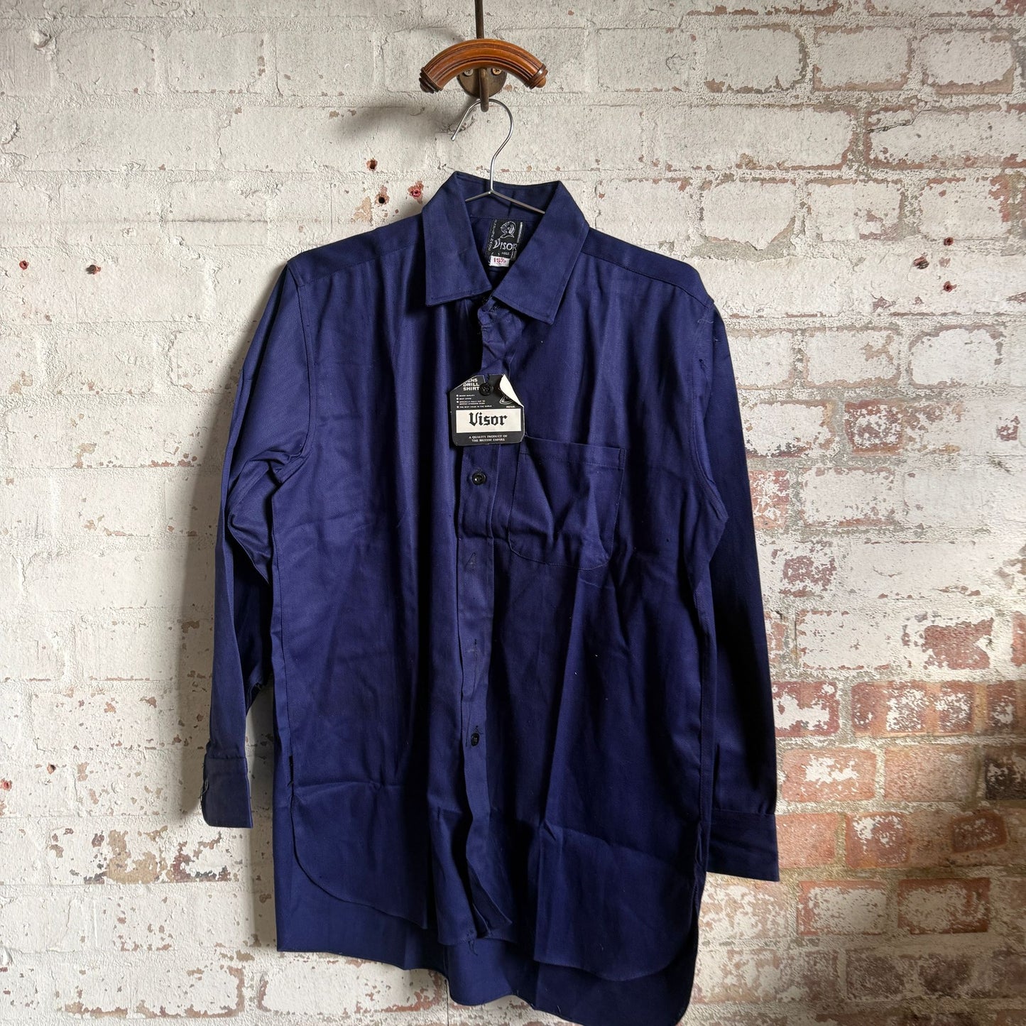 1950s Navy British Dead Stock Work Shirt