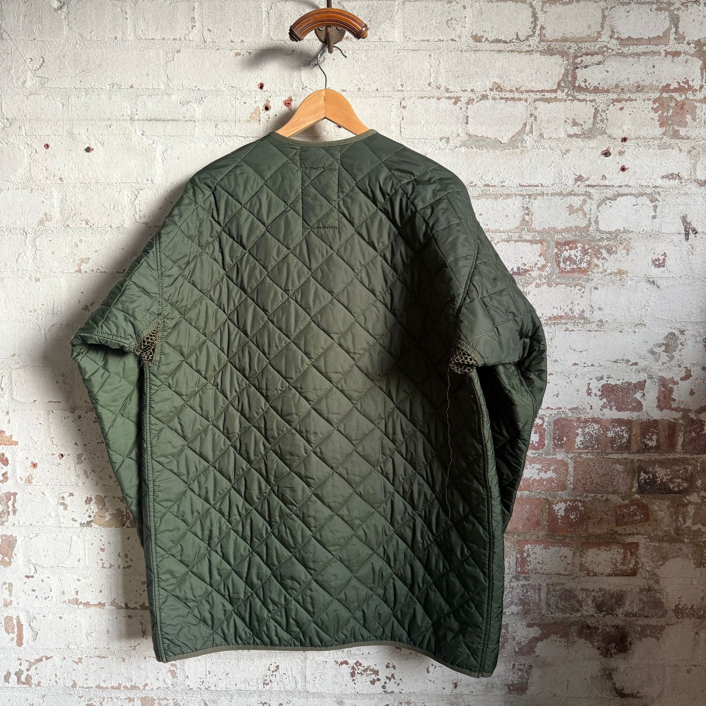1980s British Military Green Liner Jacket