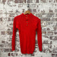 1970s Red Buttoned Knitted Jumper