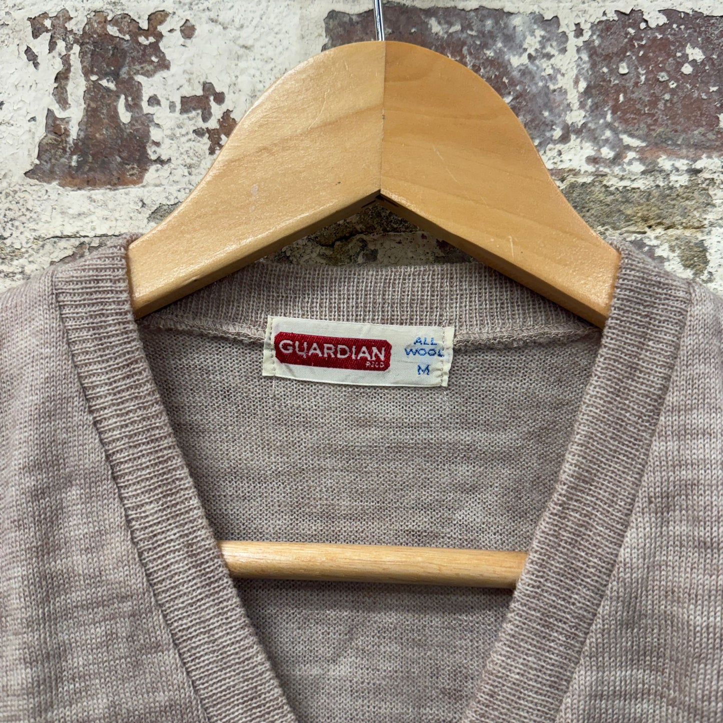 1940s Beige Sweater Vest Tank Top Jumper