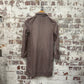 1970s Brown Patterned Long Dress Shirt