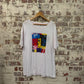 1990s Light Pink Art Graphic T-shirt
