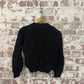 1960s Black Knitted Button Cardigan Jumper
