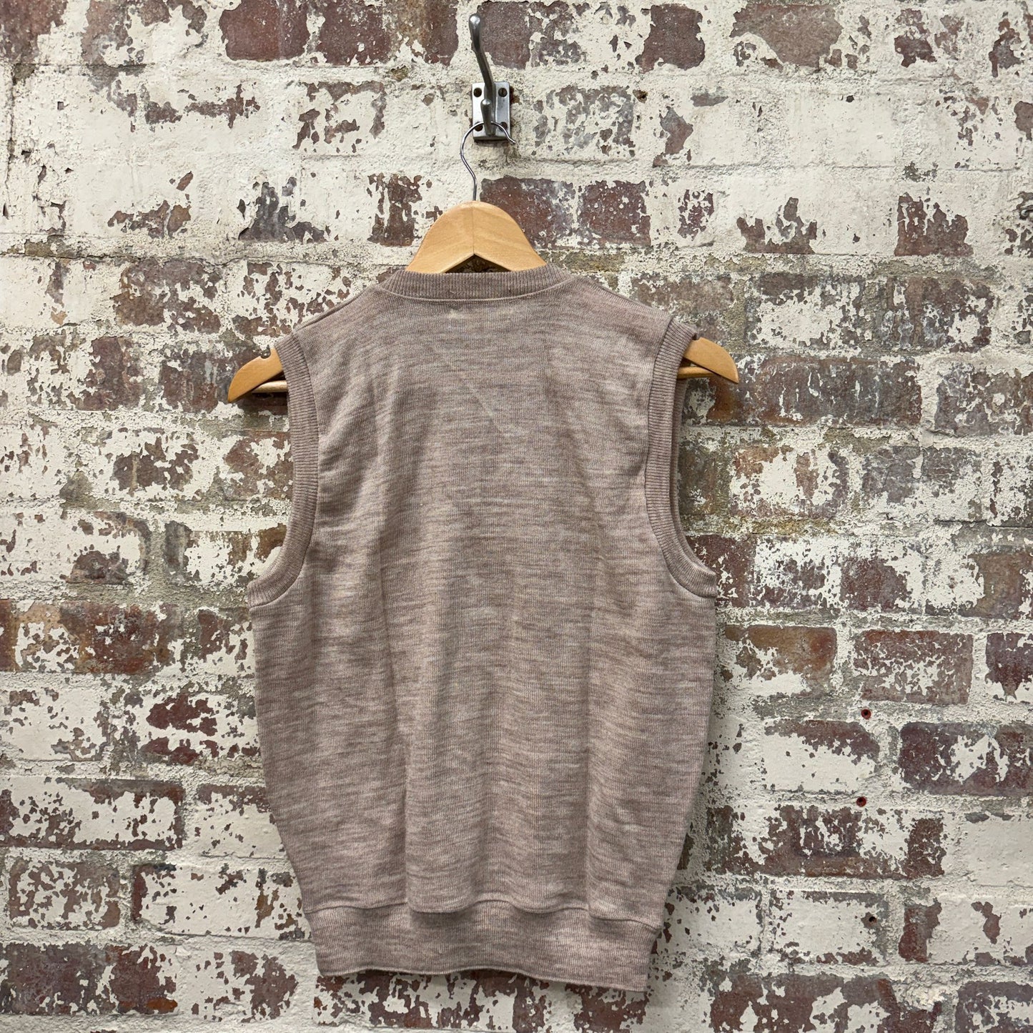 1940s Beige Sweater Vest Tank Top Jumper