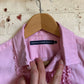 2000s Pink Ralph Lauren Ruffle Shirt