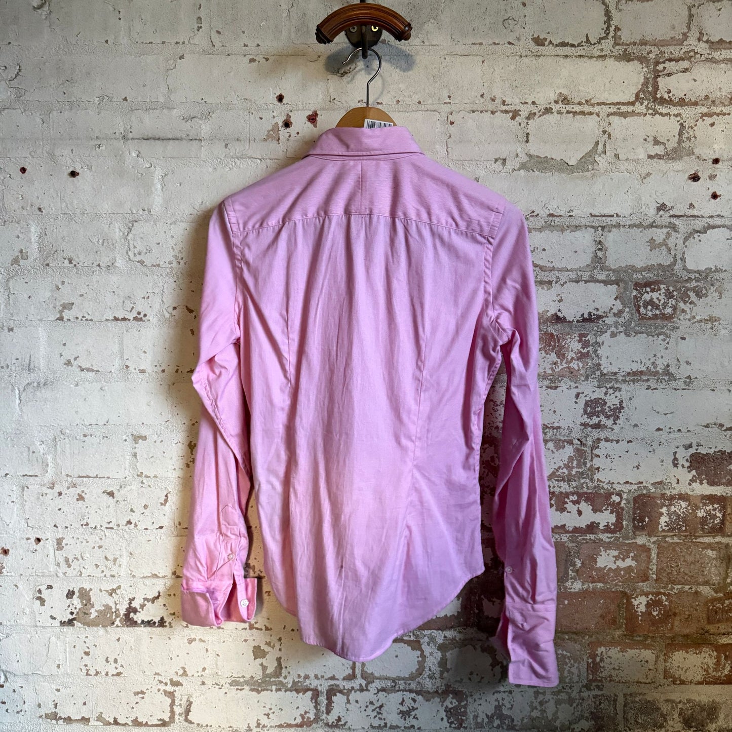 2000s Pink Ralph Lauren Ruffle Shirt