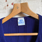 1970s Navy Knitted T-Shirt Top