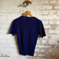 1970s Navy Knitted T-Shirt Top