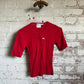 1970s Red Button Cotton T-shirt