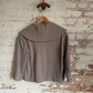 1940s Beige Wool Unusual Collar Design Blazer Jacket