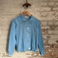 1960s Baby Blue British Knitted Cardigan Jumper