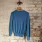 1980s Blue Knitted FILA Crewneck Jumper