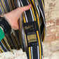 1970s Black and Yellow Stripe Boating Style Blazer Jacket