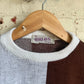 1960s White and Brown Knitted Jumper