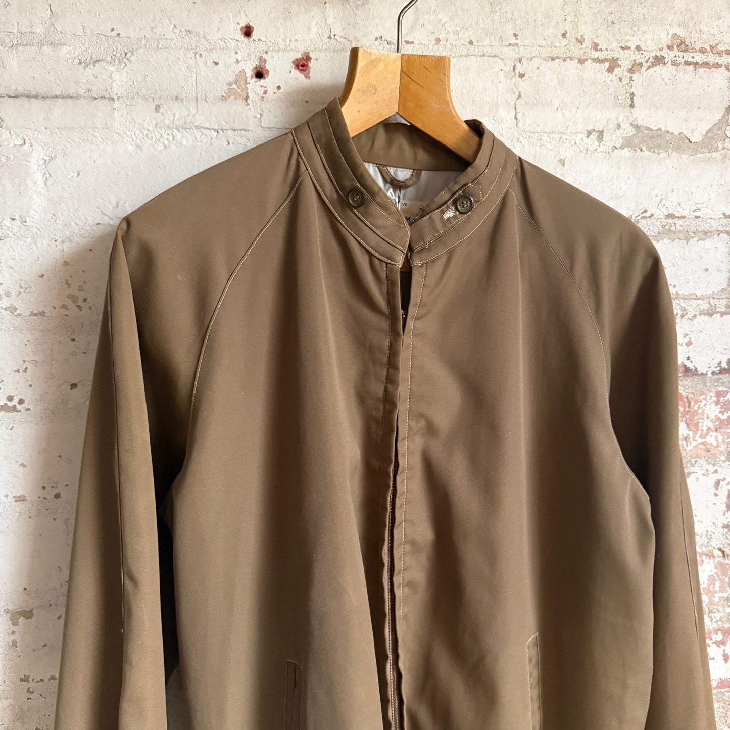 1960s Brown Harrington Jacket Coat