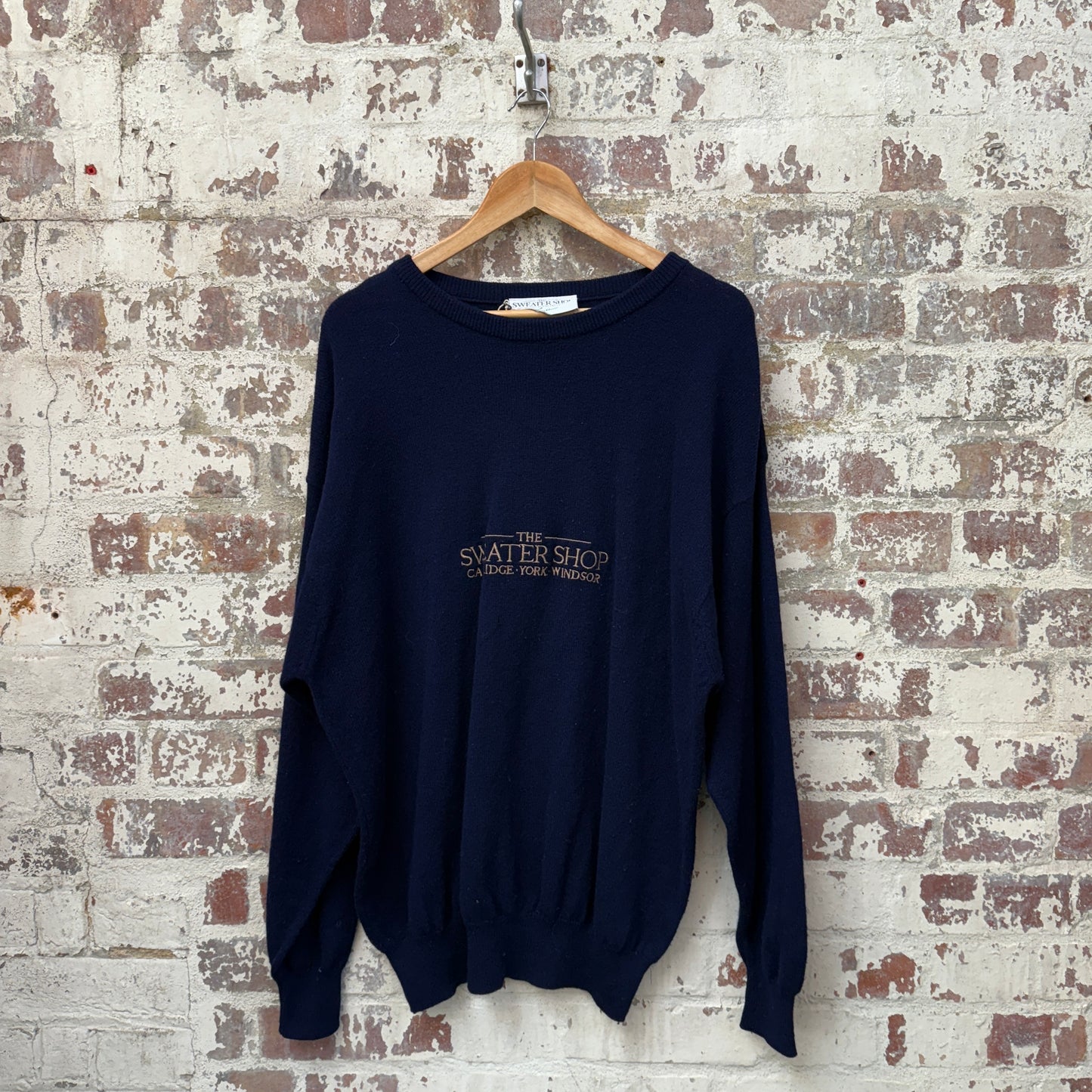 1990s Navy Sweater Shop Knitted Jumper